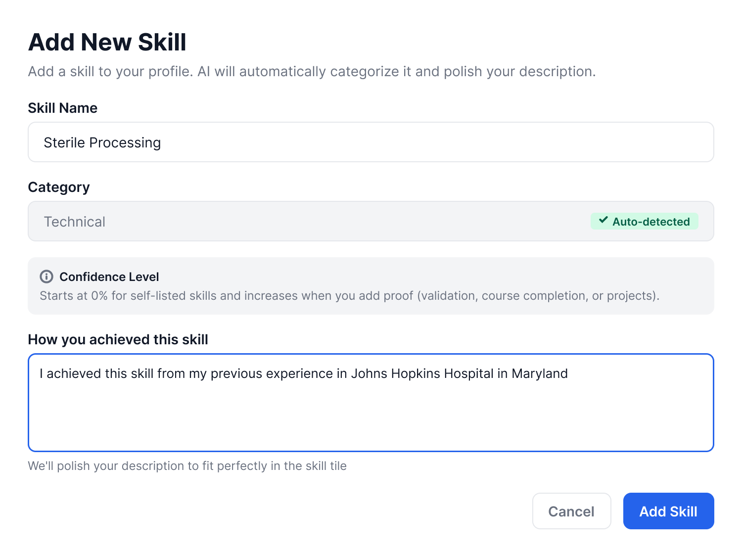 HiringIQ Intelligence and Automation dashboard